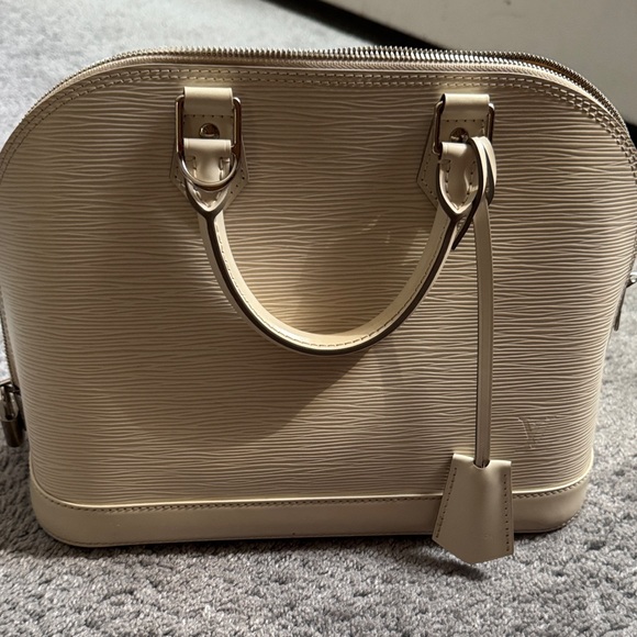 Louis Vuitton Cream Satchel Bag - Picture 1 of 6